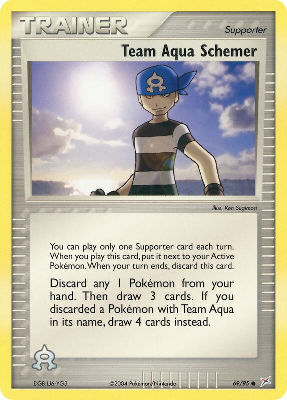 Team Aqua Schemer - EX Team Magma vs Team Aqua - #69