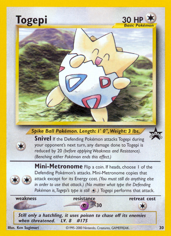 Togepi - Black Star Promo - #30