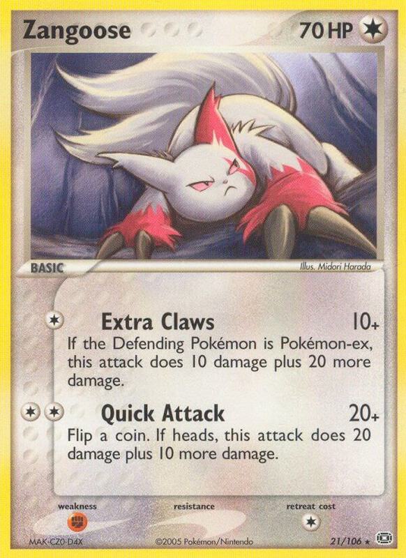 Zangoose - EX Emerald - #21
