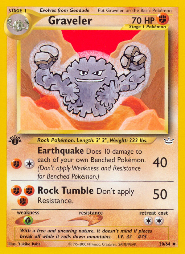 Graveler - Neo Revelation - #30 (1st Edition)
