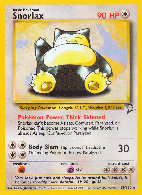 Snorlax - Base Set 2 - #30