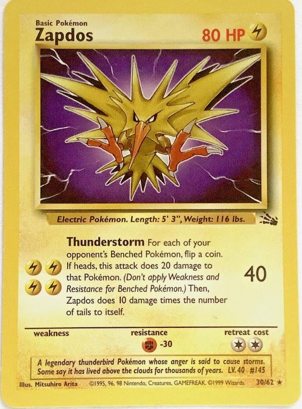 Zapdos - Fossil - #30