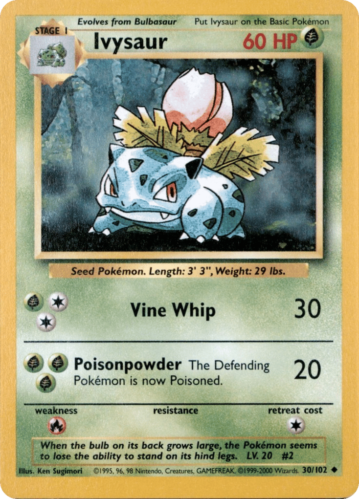 Ivysaur - Base Set - #30