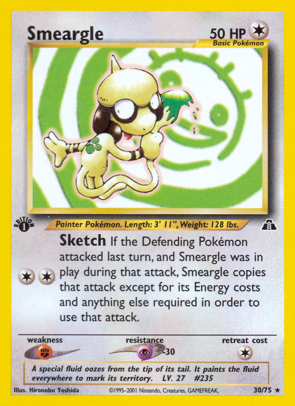 Smeargle - Neo Discovery - #30 (1st Edition)
