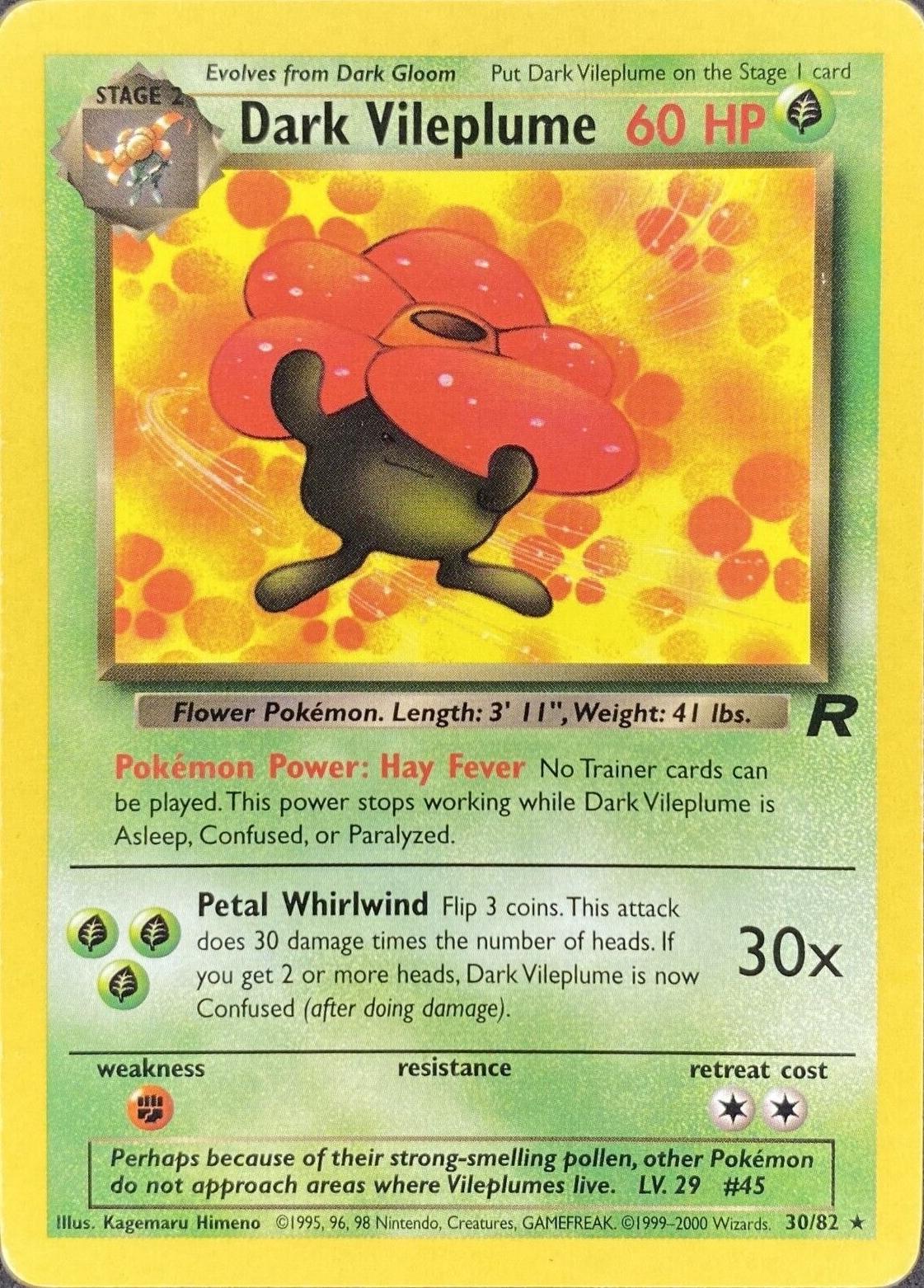 Dark Vileplume - Team Rocket - #30