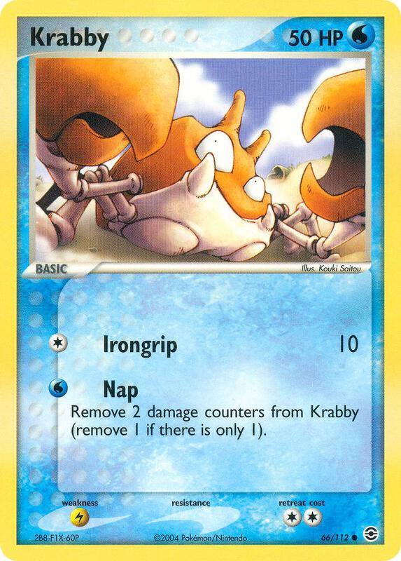 Krabby - EX FireRed & LeafGreen - #66