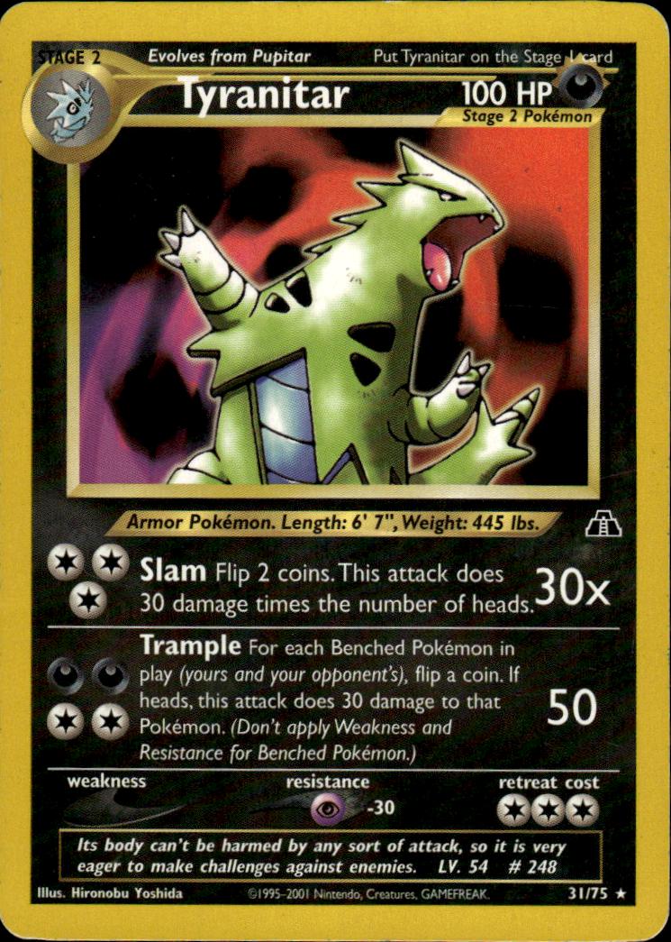 Tyranitar - Neo Discovery - #31