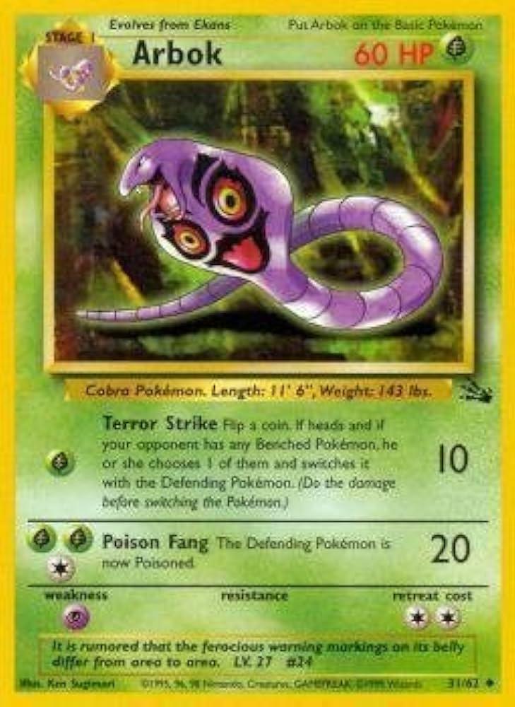 Arbok - Fossil - #31