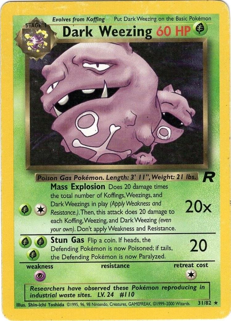 Dark Weezing - Team Rocket - #31