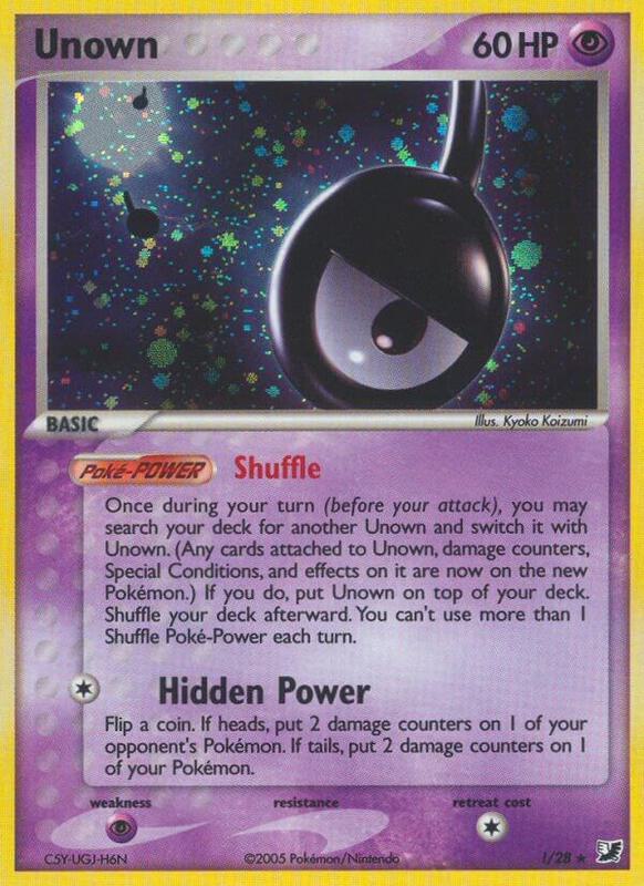 Unown (!) - EX Unseen Forces - #!