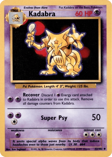 Kadabra - Base Set - #32