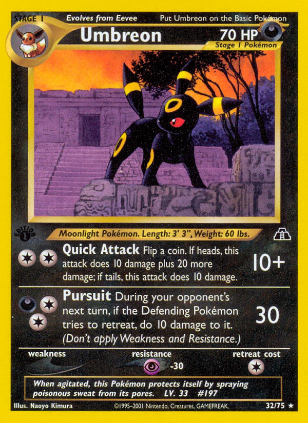 Umbreon - Neo Discovery - #32 (1st Edition)