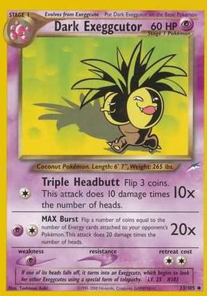 Dark Exeggutor - Neo Destiny - #33