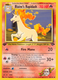 Blaine's Rapidash - Gym Challenge - #33 (1st Edition)