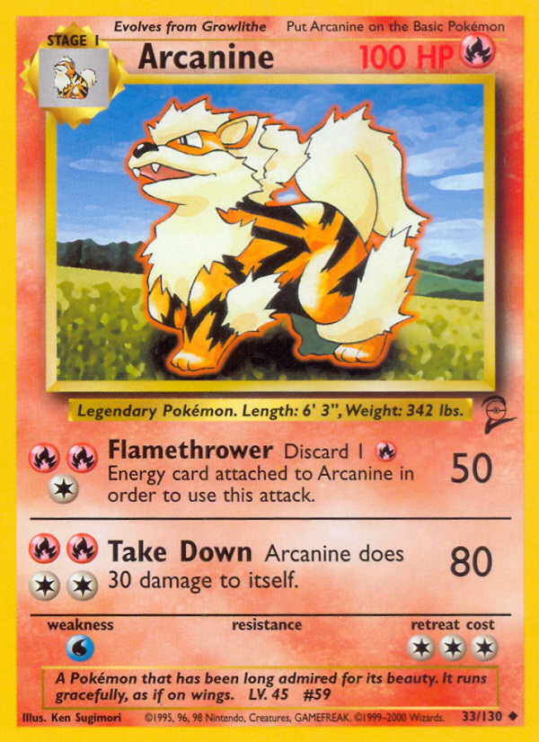 Arcanine - Base Set 2 - #33