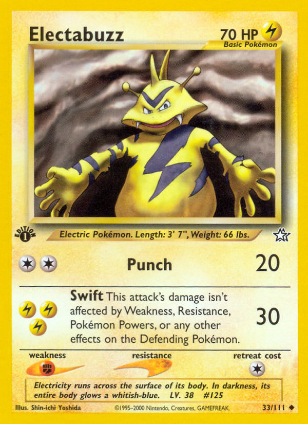 Electabuzz - Neo Genesis - #33 (1st Edition)