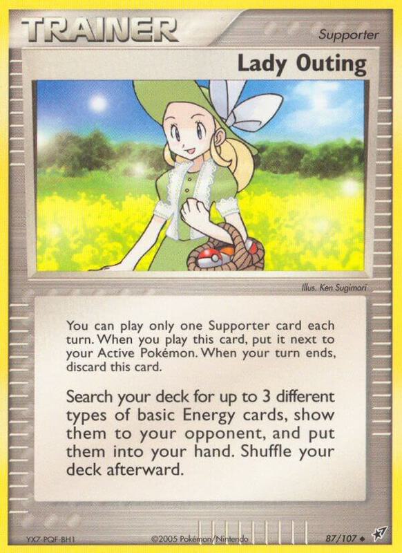 Lady Outing - EX Deoxys - #87