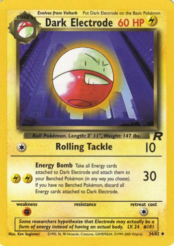 Dark Electrode - Team Rocket - #34