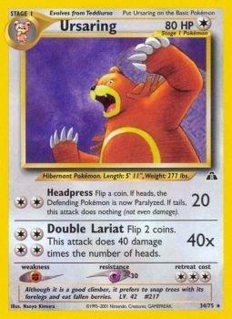 Ursaring - Neo Discovery - #34