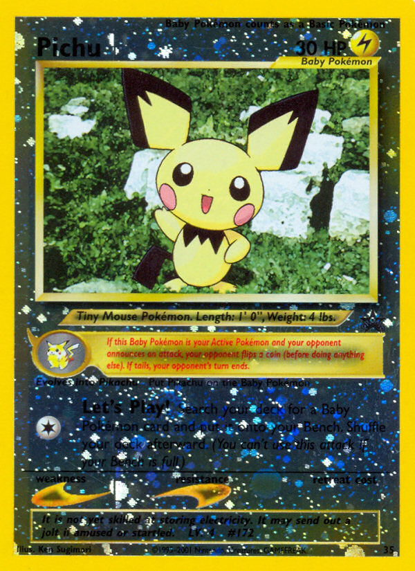 Pichu - Black Star Promo - #35