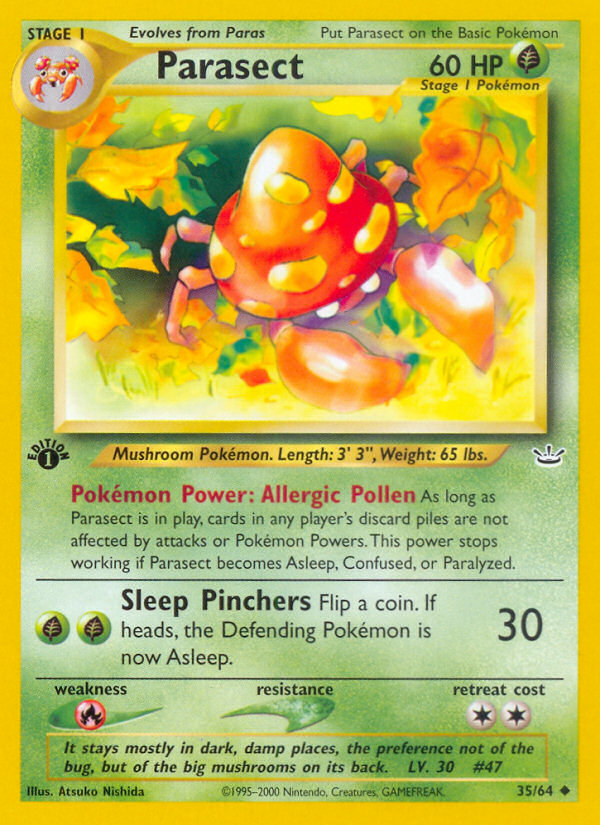 Parasect - Neo Revelation - #35 (1st Edition)