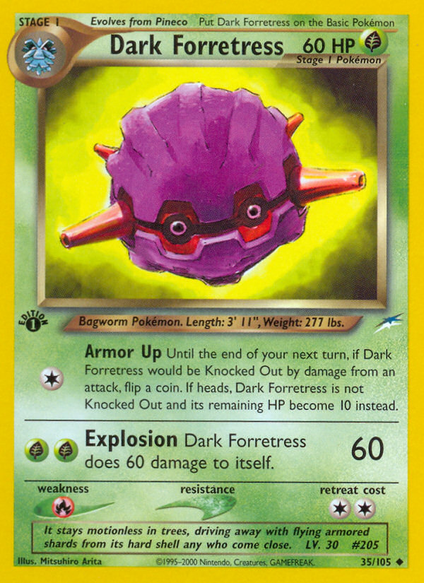 Dark Forretress - Neo Destiny - #35 (1st Edition)