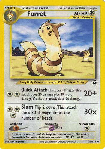 Furret - Neo Genesis - #35