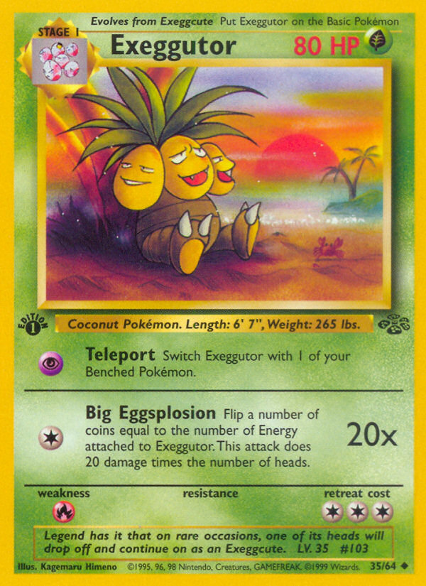 Exeggutor - Jungle - #35 (1st Edition)