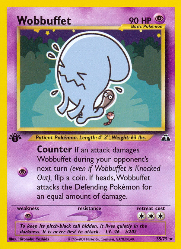 Wobbuffet - Neo Discovery - #35 (1st Edition)