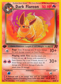 Dark Flareon - Team Rocket - #35 (1st Edition)