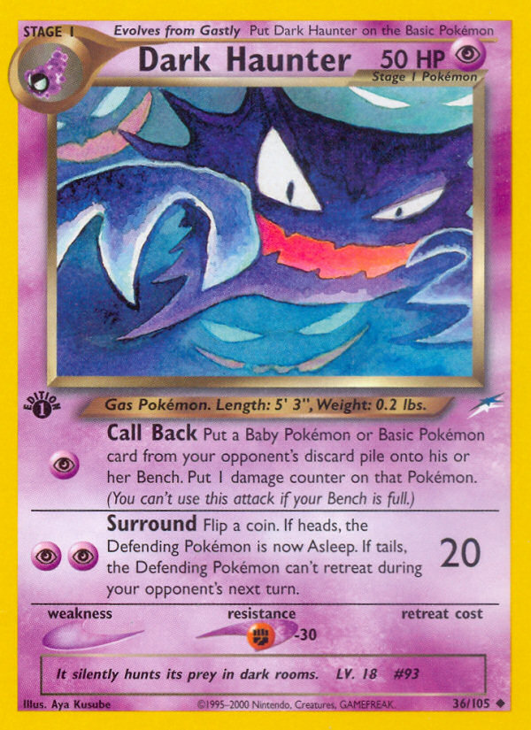 Dark Haunter - Neo Destiny - #36 (1st Edition)
