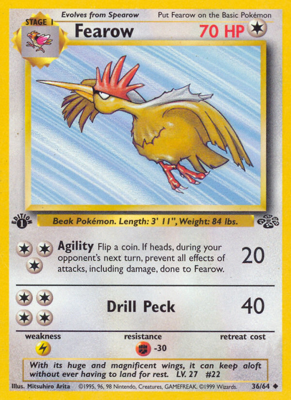 Fearow - Jungle - #36 (1st Edition)