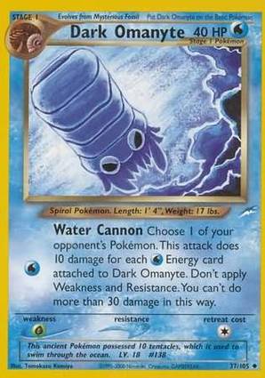 Dark Omanyte - Neo Destiny - #37
