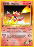 Blaine's Magmar - Gym Heroes - #37 (1st Edition)