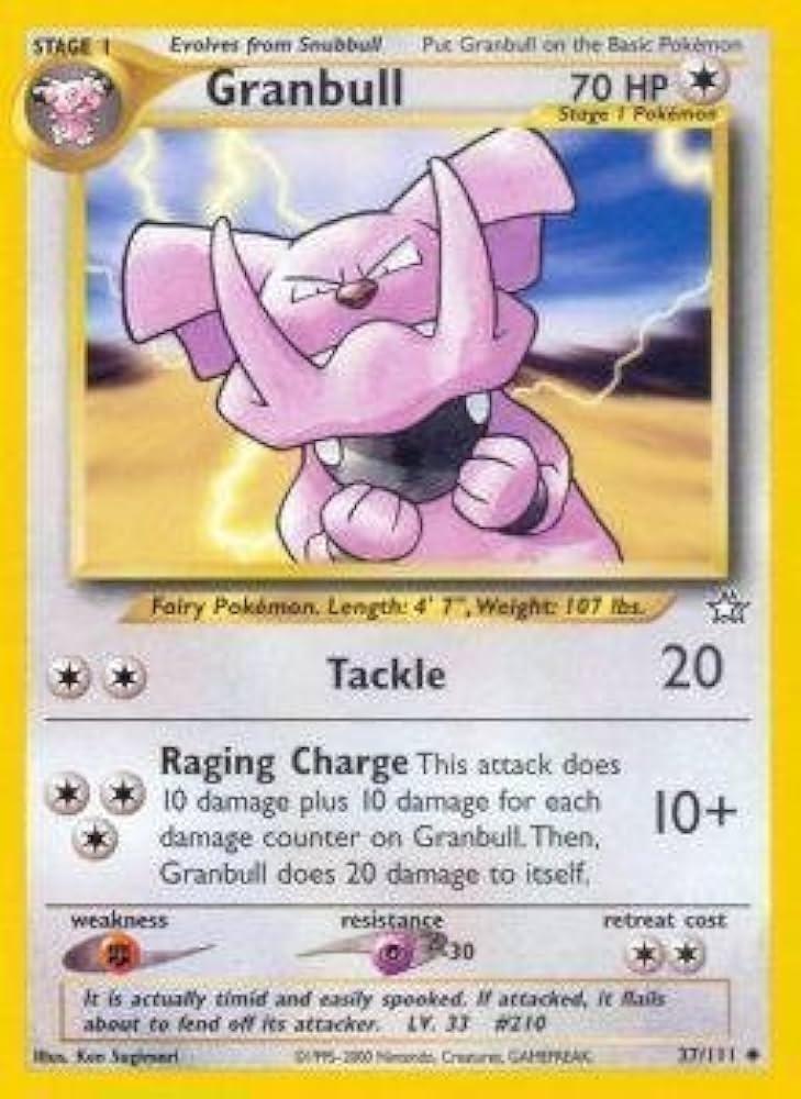 Granbull - Neo Genesis - #37