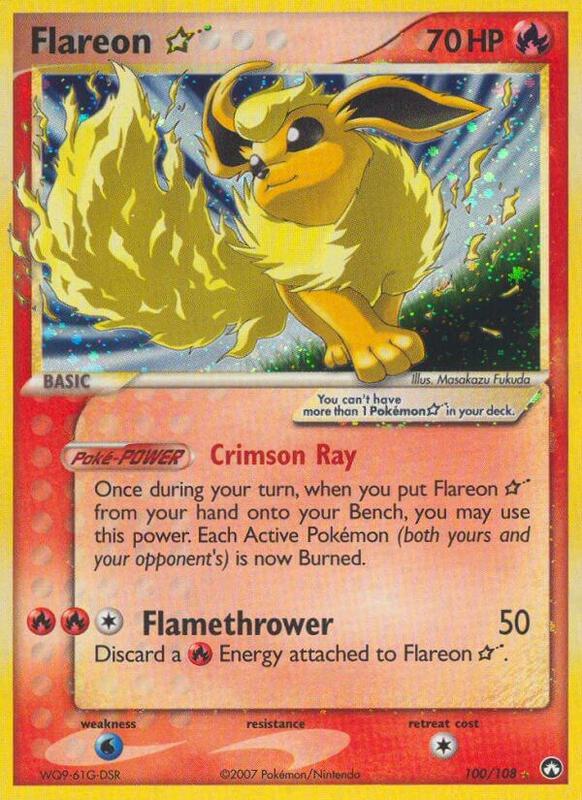Flareon (Gold Star) - EX Power Keepers - #100