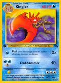 Kingler - Fossil - #38 (1st Edition)