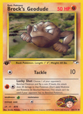 Brock's Geodude - Gym Heroes - #38 (1st Edition)