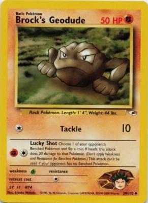 Brock's Geodude - Gym Heroes - #38