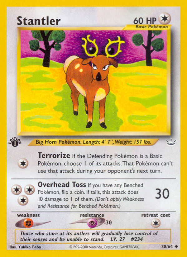 Stantler - Neo Revelation - #38 (1st Edition)