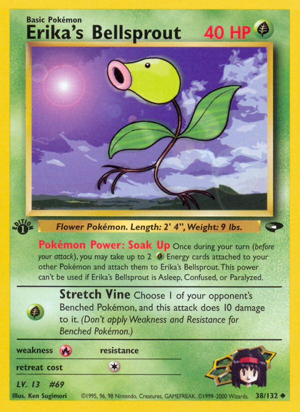 Erika's Bellsprout - Gym Challenge - #38 (1st Edition)