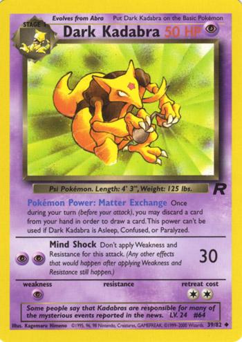 Dark Kadabra - Team Rocket - #39