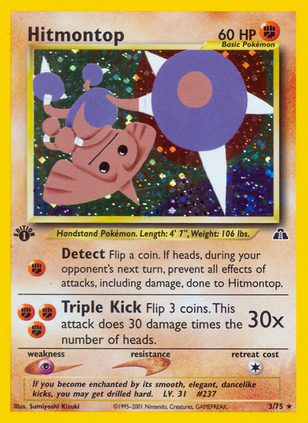Hitmontop - Neo Discovery - #3 (1st Edition)