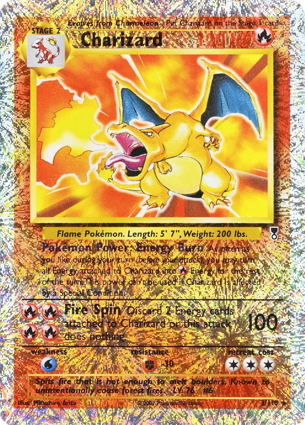 Charizard - Legendary Collection - #3 (Reverse Holo)