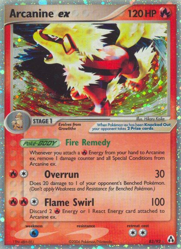 Arcanine ex - EX Legend Maker - #83