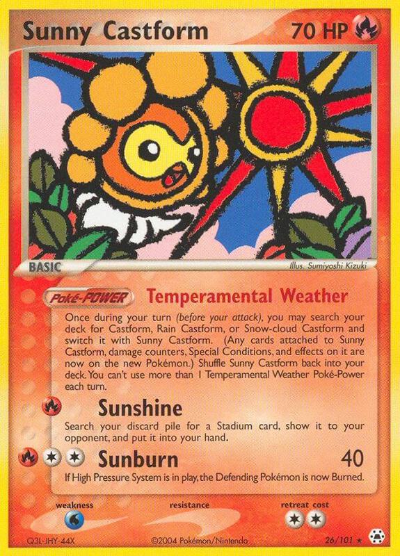 Sunny Castform - EX Hidden Legends - #26