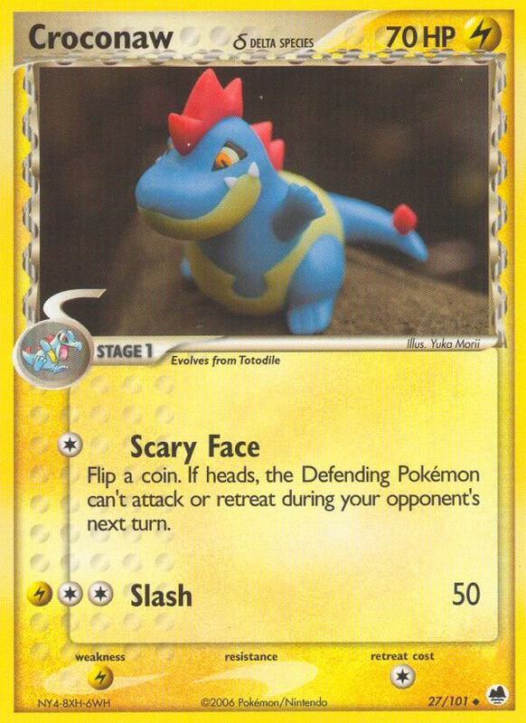 Croconaw (Delta Species) - EX Dragon Frontiers - #27