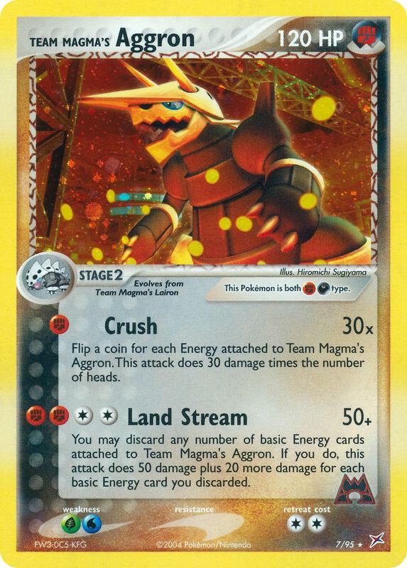 Team Magma's Aggron - EX Team Magma vs Team Aqua - #7
