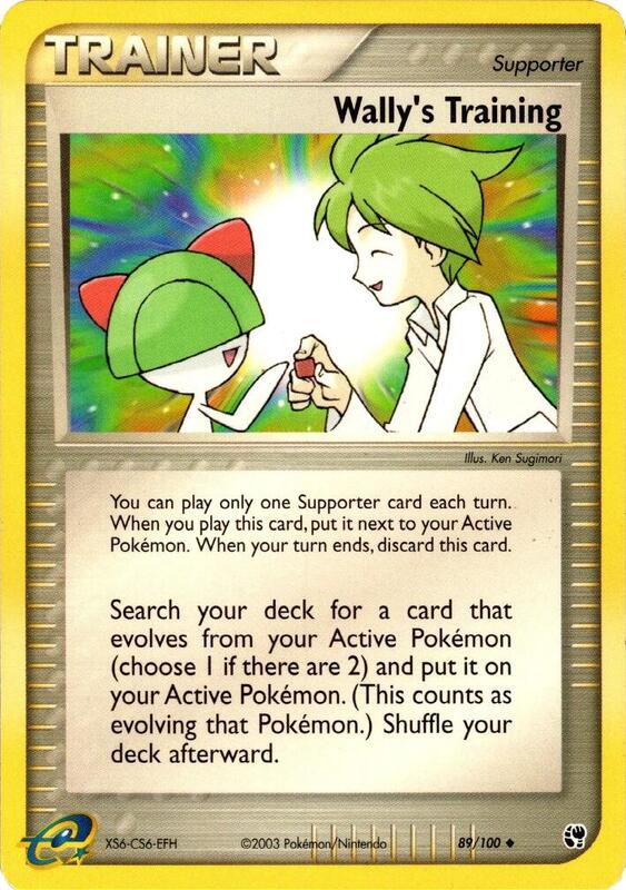 Wally's Training - EX Sandstorm - #89
