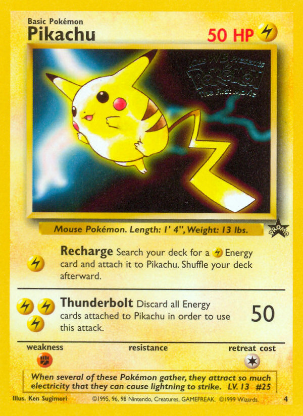 Pikachu - Black Star Promo - #4